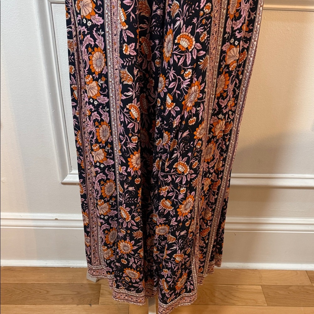 Arnhem Primrose Floral Open Back Jumpsuit AU 16‎ US 12 Boho Wide Leg - Picture 5 of 13